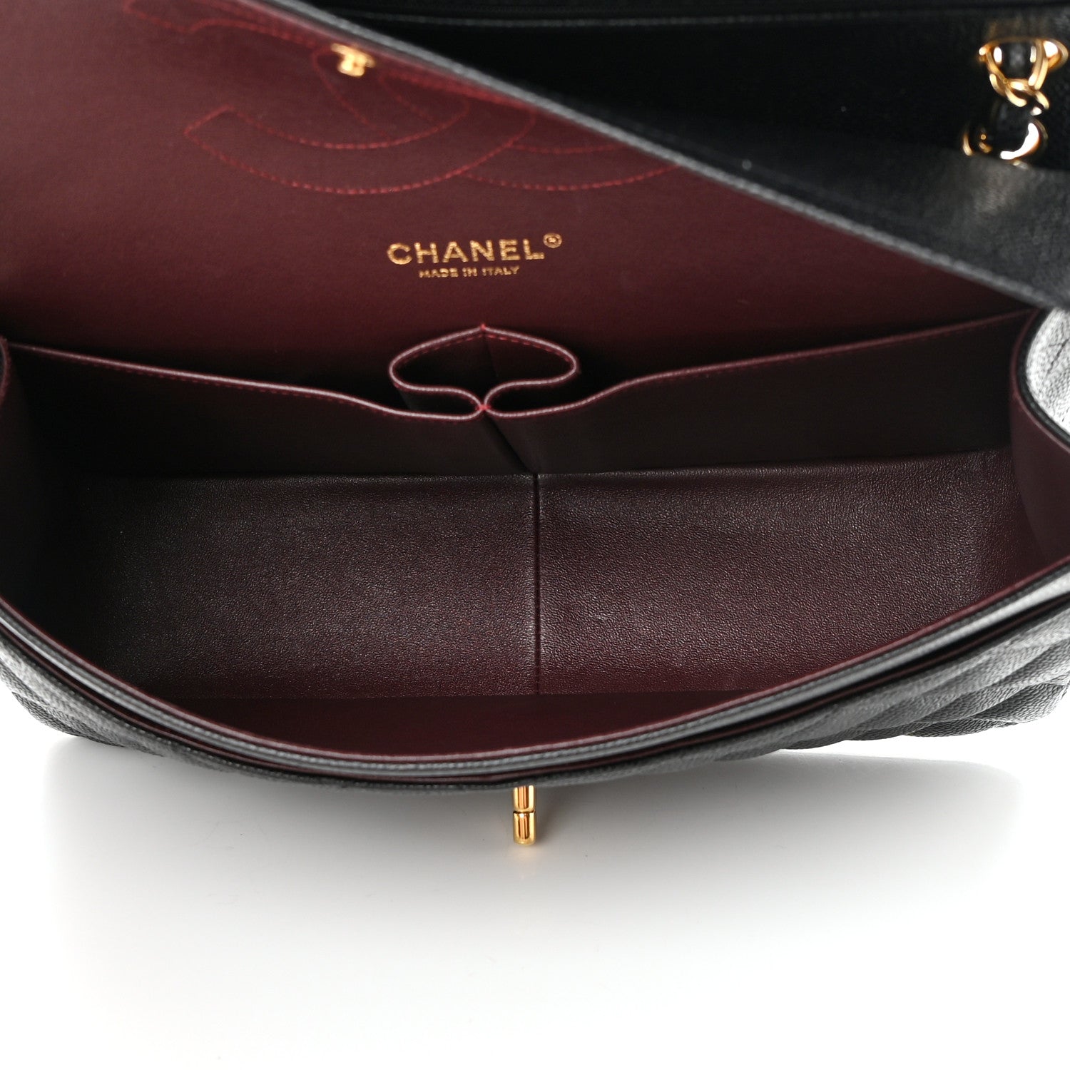 Chanel Caviar Quilted Jumbo Double Flap Black 5 of 13