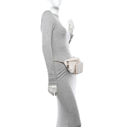 Chanel Caviar Quilted Business Affinity Waist Belt Bag White 2 of 11