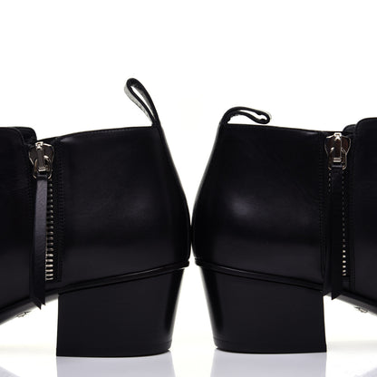 Gucci Kid Ankle Booties 38 Black 10 of 11