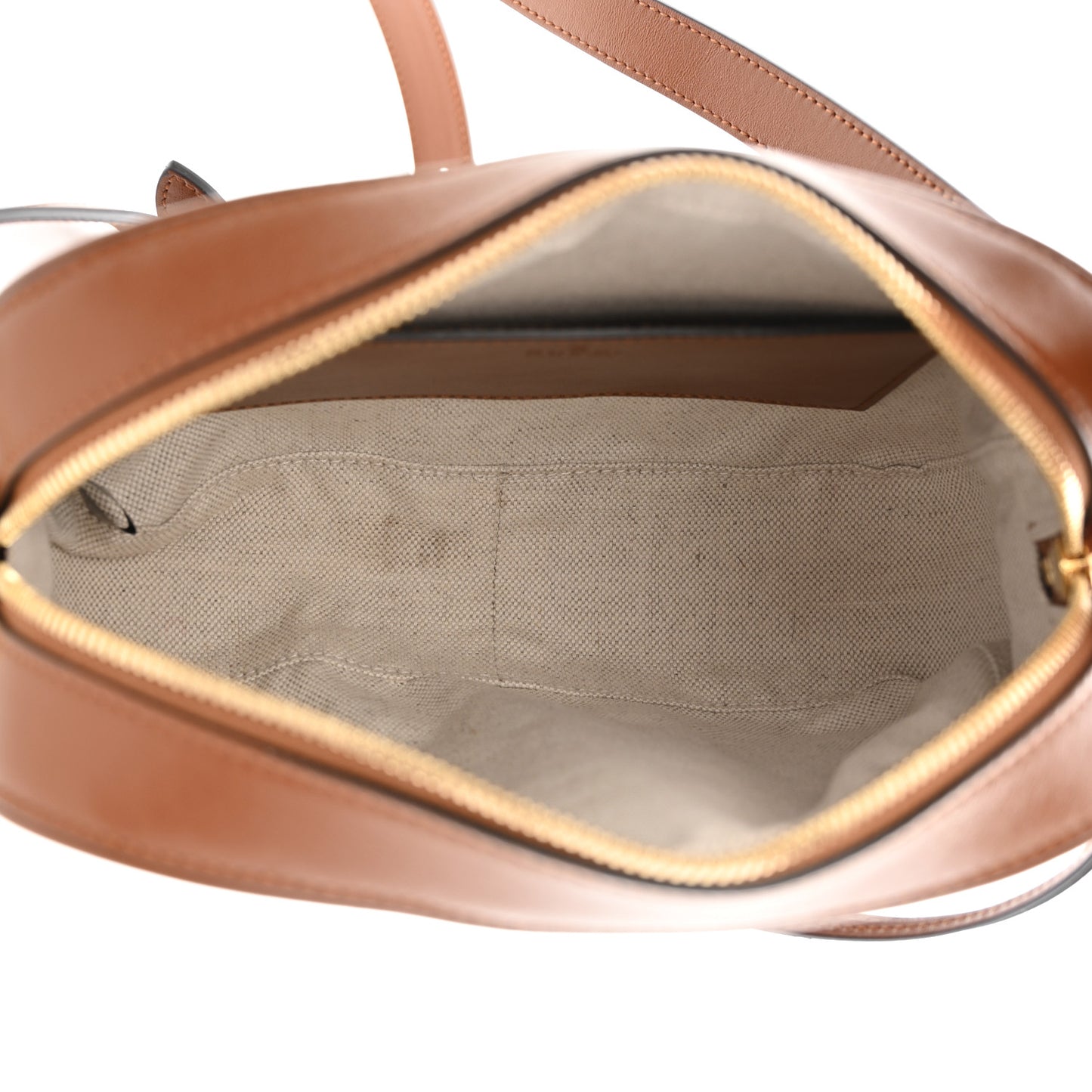 Calfskin GG Matelasse Shoulder Bag Peanut Brown Natural