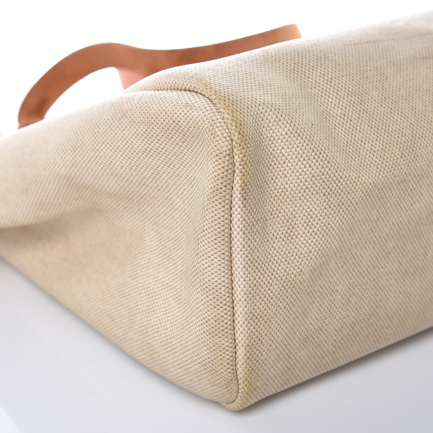 Hermes Toile Vache Calfskin Herbag 40 GM Natural 10 of 17