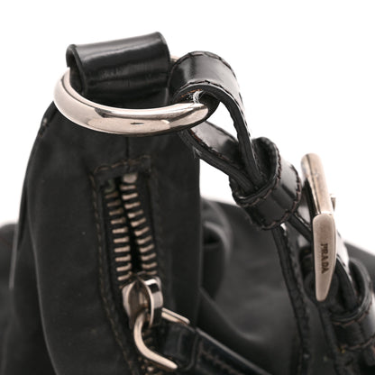 Prada Nylon Vela Grommet Tote Black 11 of 12