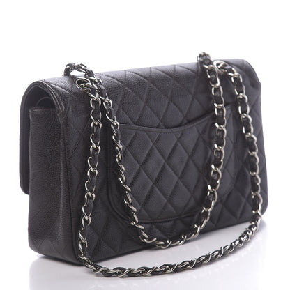 Chanel Caviar Quilted Medium Double Flap Brown 3 of 13