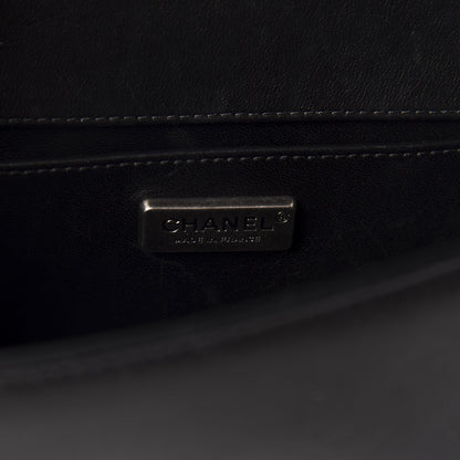 Chanel Galuchat Stingray Small Boy Flap Black 8 of 10