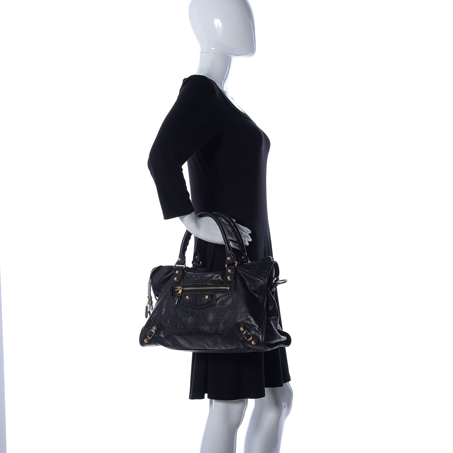 Balenciaga Agneau Giant 12 Gold Hardware City Black 2 of 21