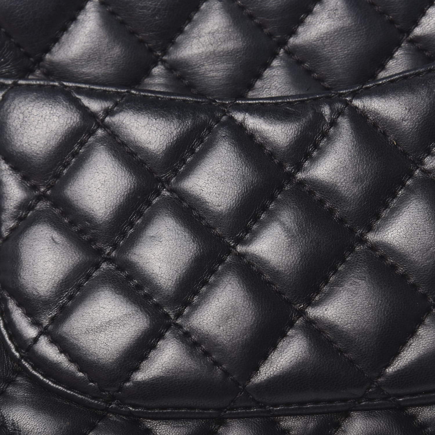 Chanel Lambskin Quilted Medium Camera Case Black 14 of 17