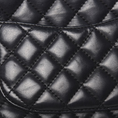 Chanel Lambskin Quilted Medium Camera Case Black 14 of 17