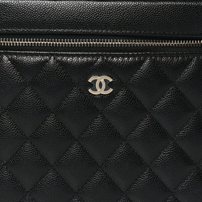 Chanel Caviar Quilted Large Vanity Pouch Black 8 of 11