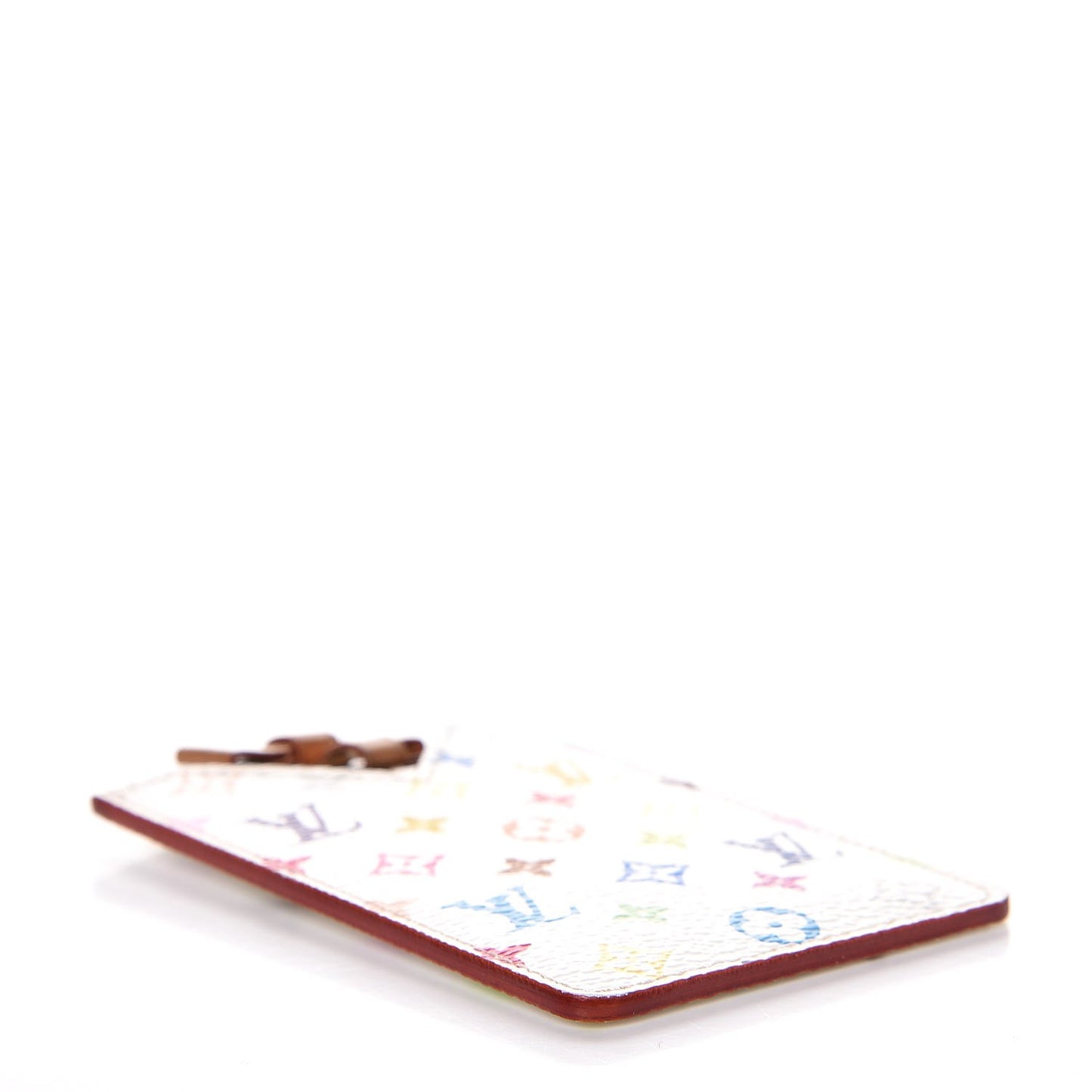 Monogram Multicolor Mirror and Case Pouch White