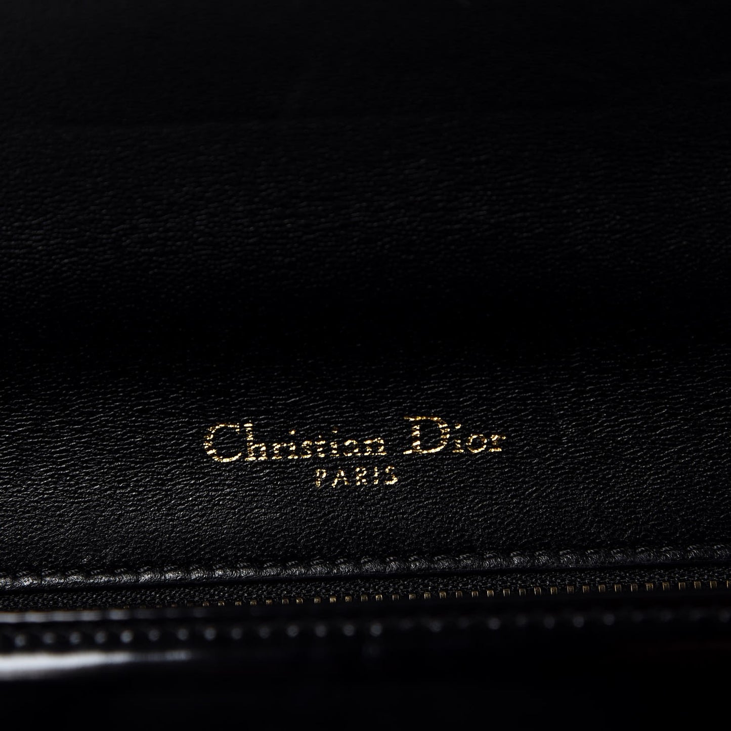 Patent Studded Small Diorama Flap Bag Black