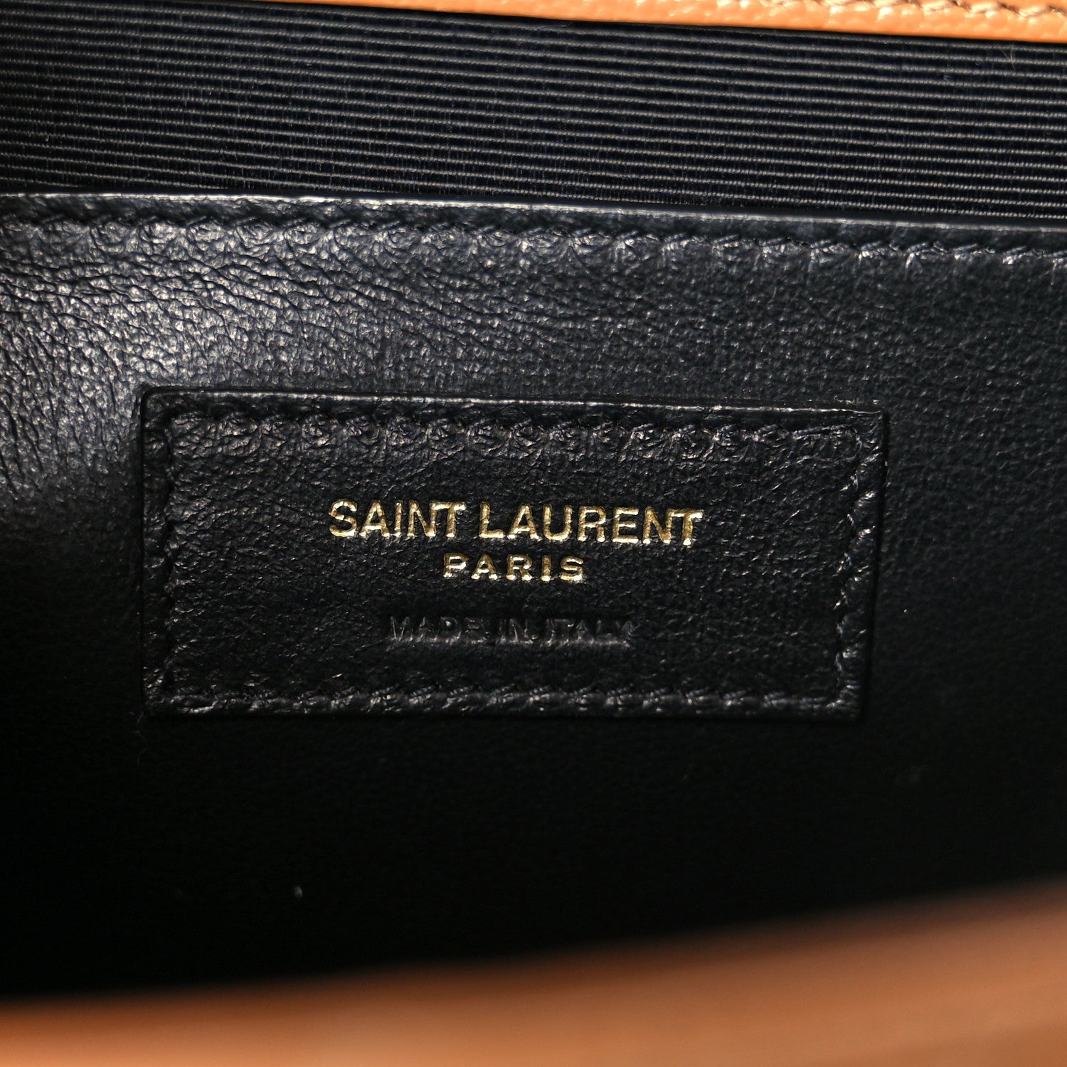 Saint Laurent Grain De Poudre Textured Mixed Matelasse Triquilt Medium Monogram Satchel Dark Natural 6 of 12