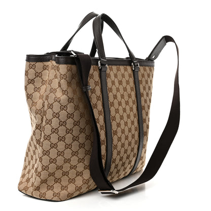 Gucci GG Monogram Large Joy Tote Bag Dark Brown 3 of 10