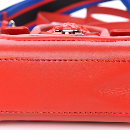 Versace Calfskin Small Palazzo Empire Bag Red 11 of 14