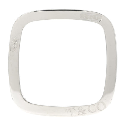 Tiffany Sterling Silver 1837 Square Bangle Bracelet 1 of 3
