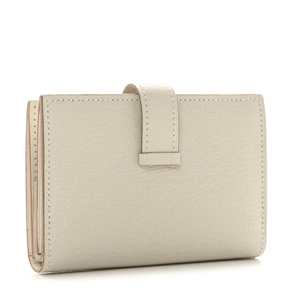 Hermes Chevre Mysore Mini Bearn Wallet Mushroom 3 of 9