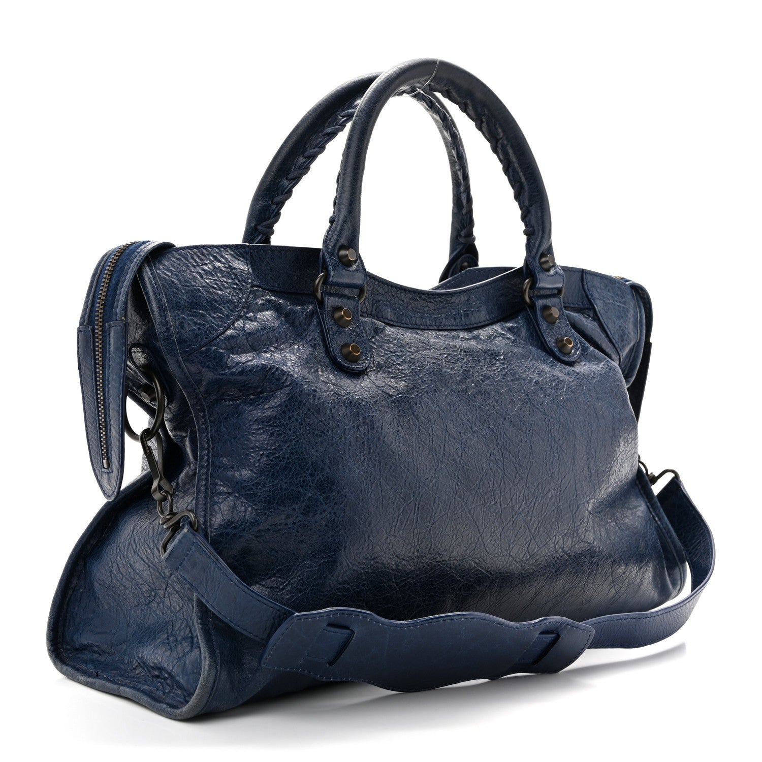 Balenciaga Agneau Classic Hardware City Bleu Mineral 4 of 16