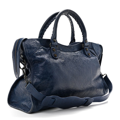 Balenciaga Agneau Classic Hardware City Bleu Mineral 4 of 16