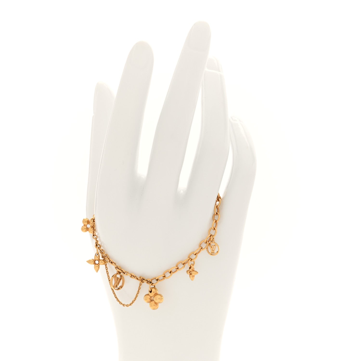 Louis Vuitton Metal Monogram Blooming Supple Bracelet 2 of 4