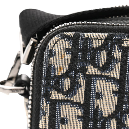 Christian Dior Oblique Pouch Beige Black 13 of 14