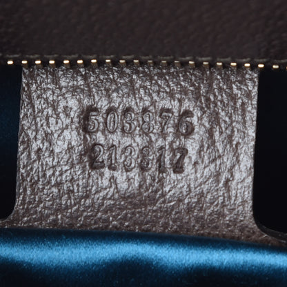 Gucci GG Supreme Monogram Web Medium Ophidia Chain Shoulder Bag Brown 9 of 13