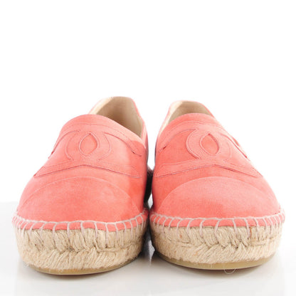 Chanel Suede Lambskin CC Espadrilles 38 Pink 4 of 18