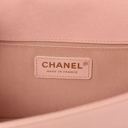 Chanel Caviar Quilted Medium Boy Flap Pink 5 of 10