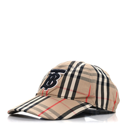 Burberry Technical Cotton TB Baseball Cap M Archive Beige  display picture 1