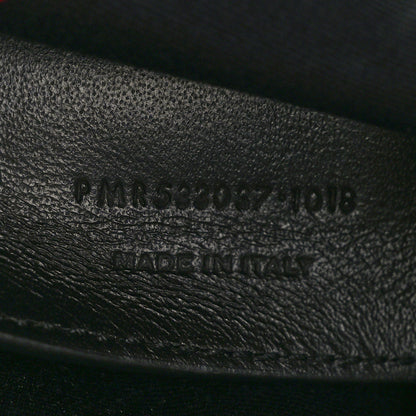 Saint Laurent Crinkled Calfskin Matelasse Monogram Baby Niki Chain Satchel Rouge Eros 8 of 11