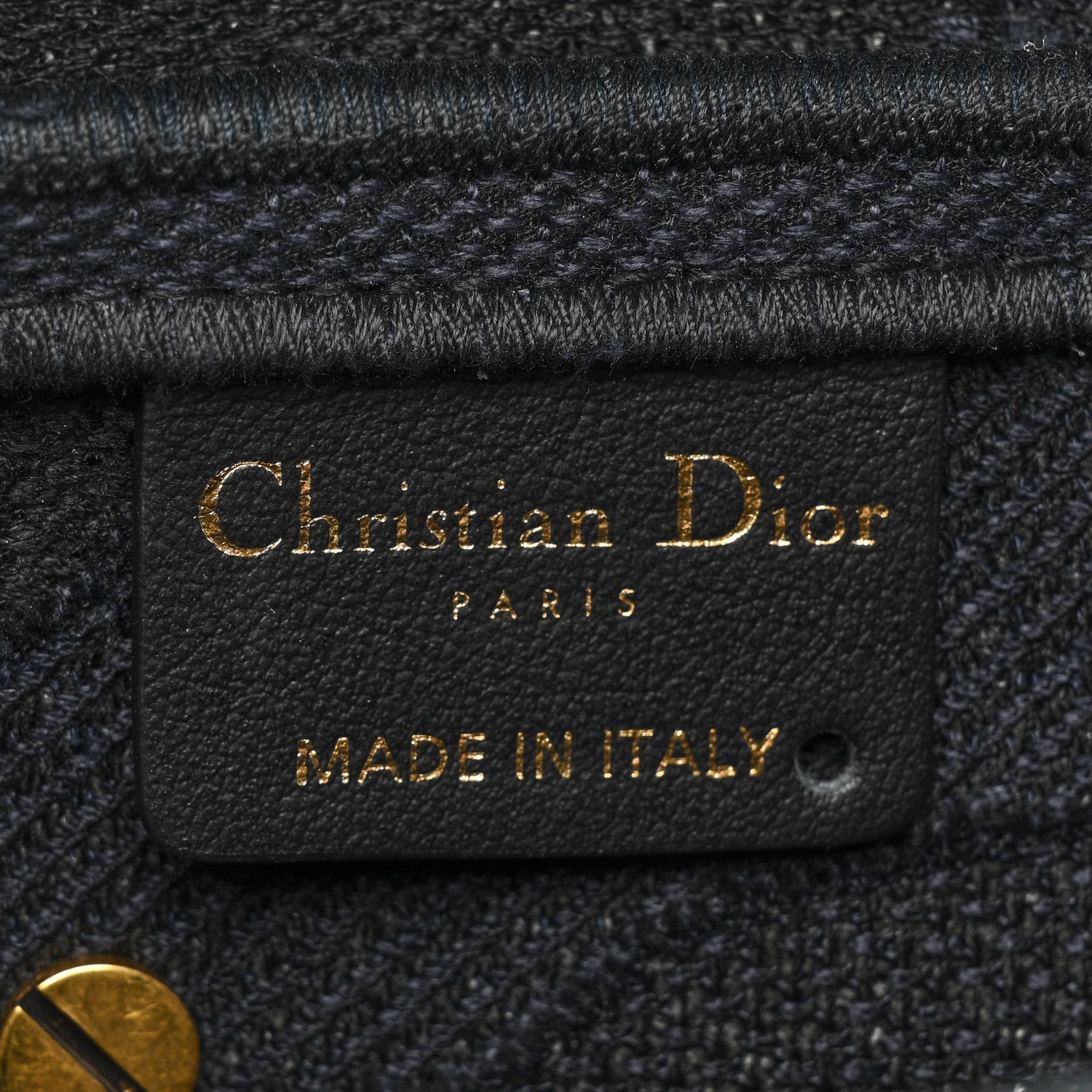 Christian Dior Canvas Embroidered Camouflage Saddle Bag Blue 6 of 10
