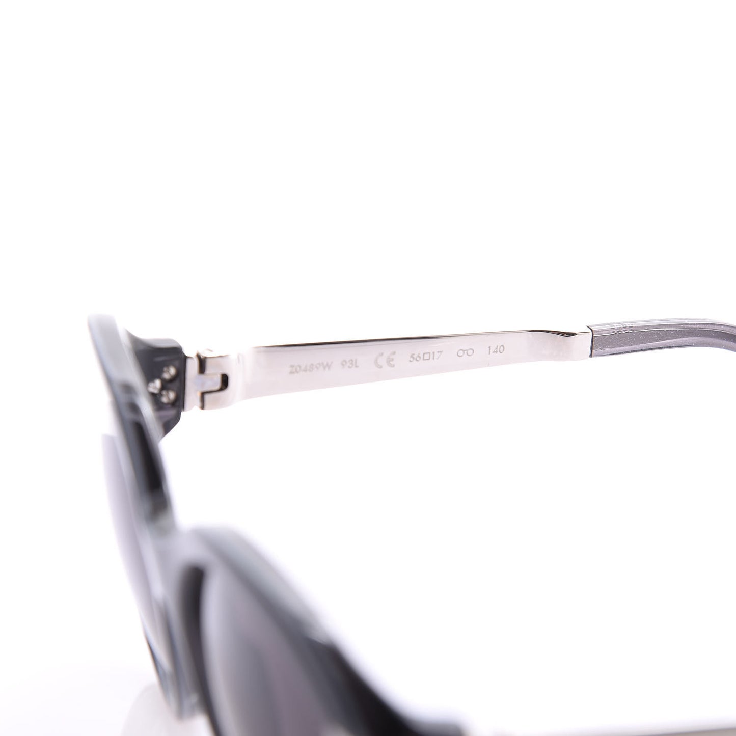 Acetate Petit Soupcon Cat Eye Sunglasses Z0489W Black