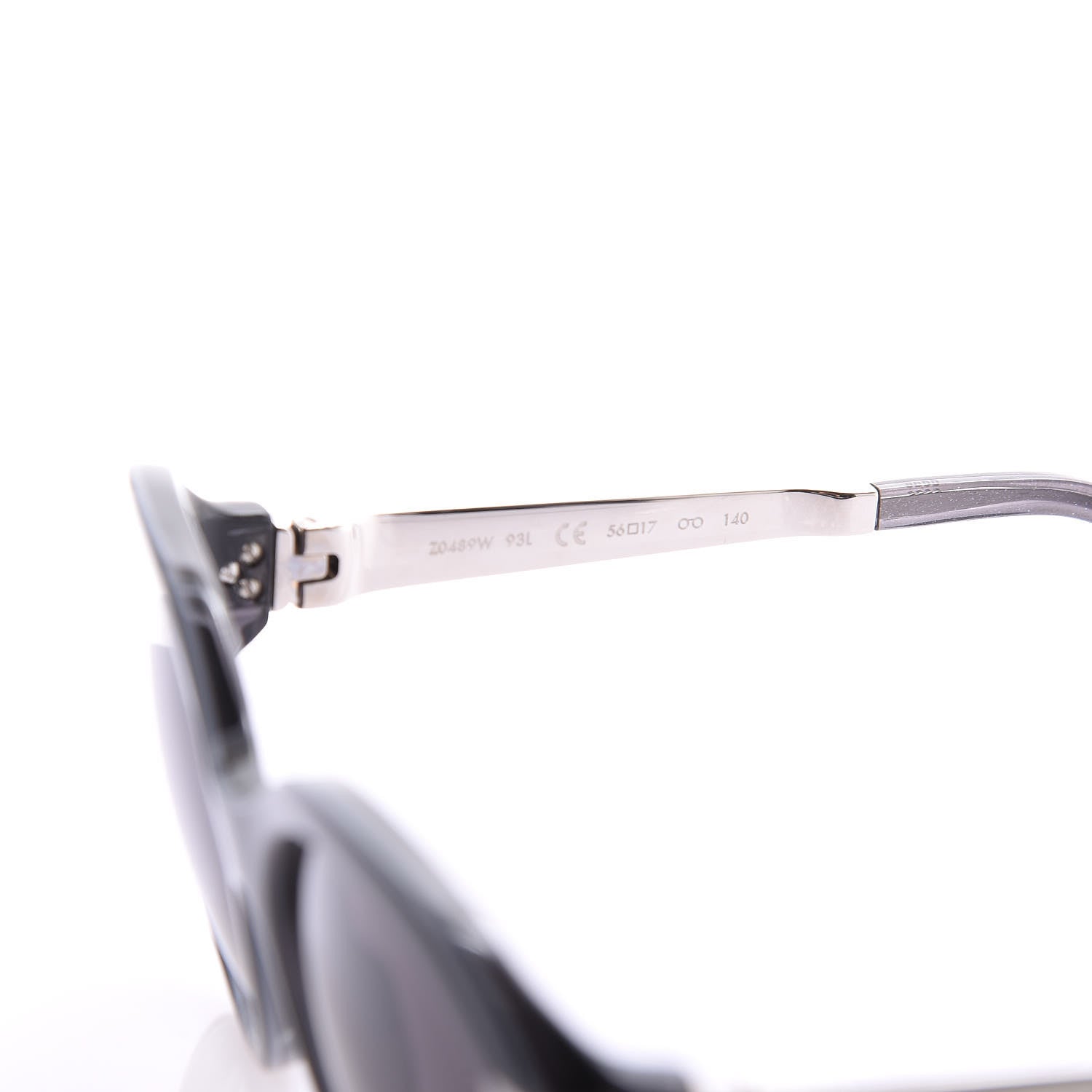 Louis Vuitton Acetate Petit Soupcon Cat Eye Sunglasses Z0489W Black 7 of 8