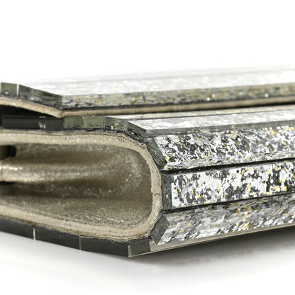 Jimmy Choo Acrylic Glitter Sweetie Clutch Champagne 8 of 9