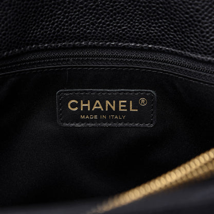 Chanel Caviar Quilted Grand Shopping Tote GST Black 8 of 10