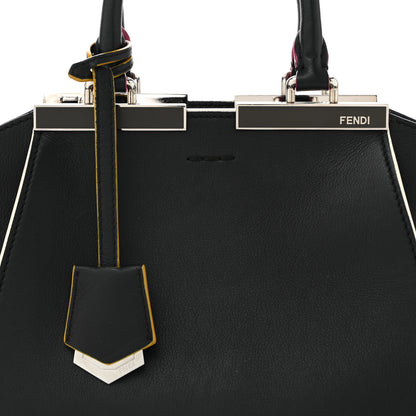 Fendi Vitello Dolce Mini 3Jours Tote Black 8 of 10