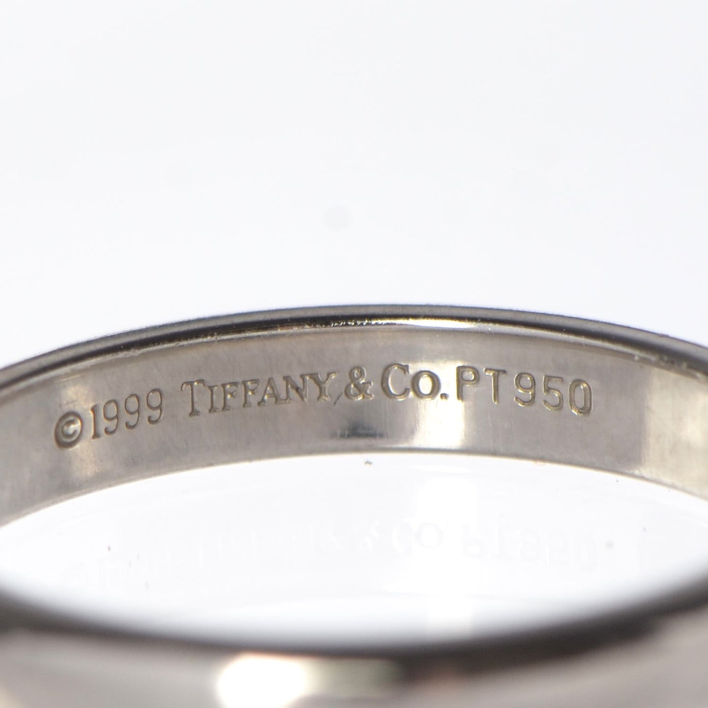 Platinum 3mm Classic Wedding Band Ring 53 6.5