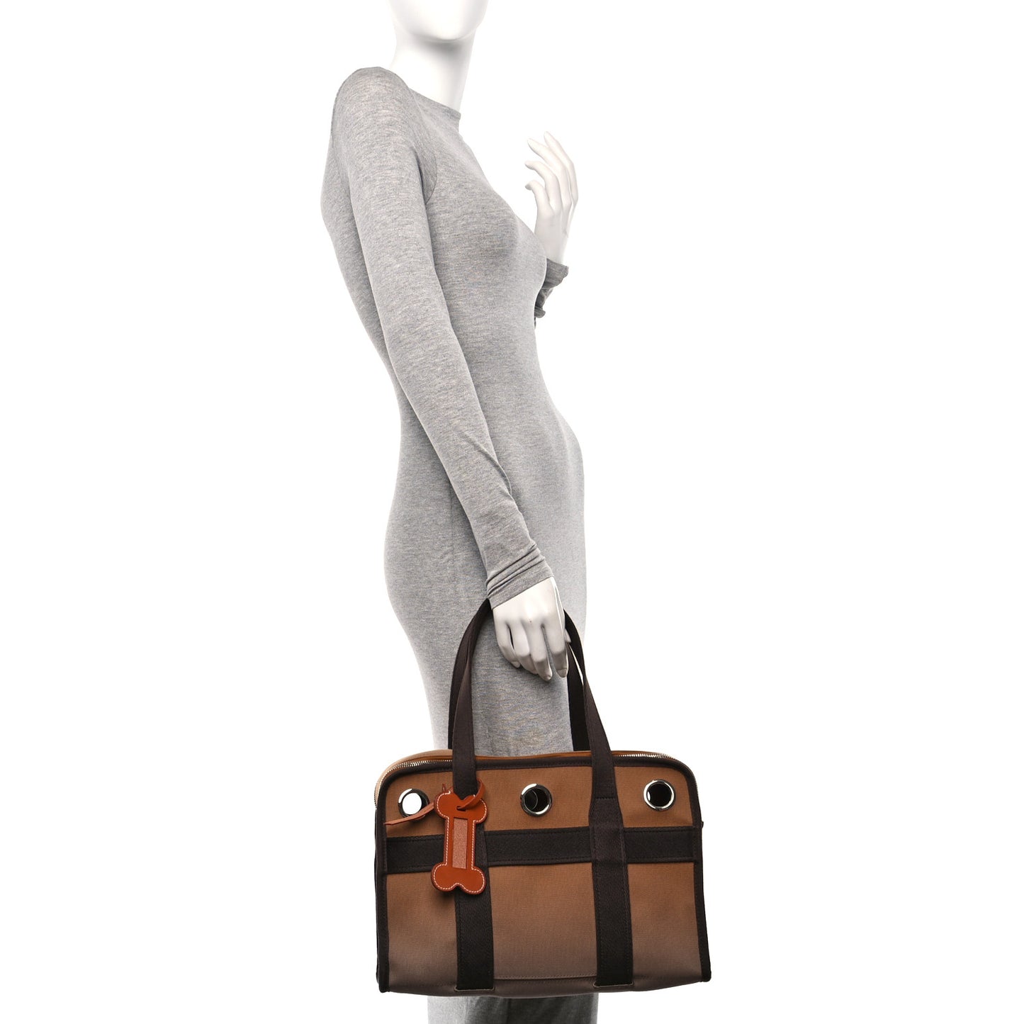 Polyamide Cotton Carrying Dog Bag Fauve Feu