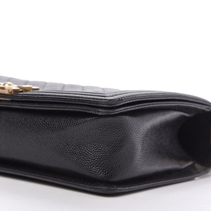 Chanel Caviar Quilted New Medium Boy Flap Black 7 of 11