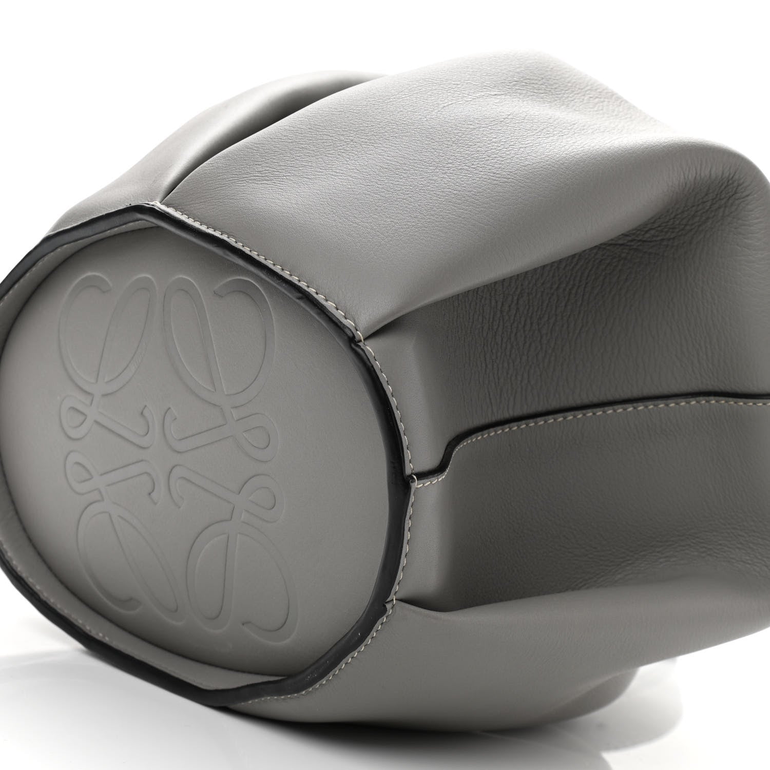 Loewe Calfskin Large Elephant Crossbody Bag Grey 11 of 12