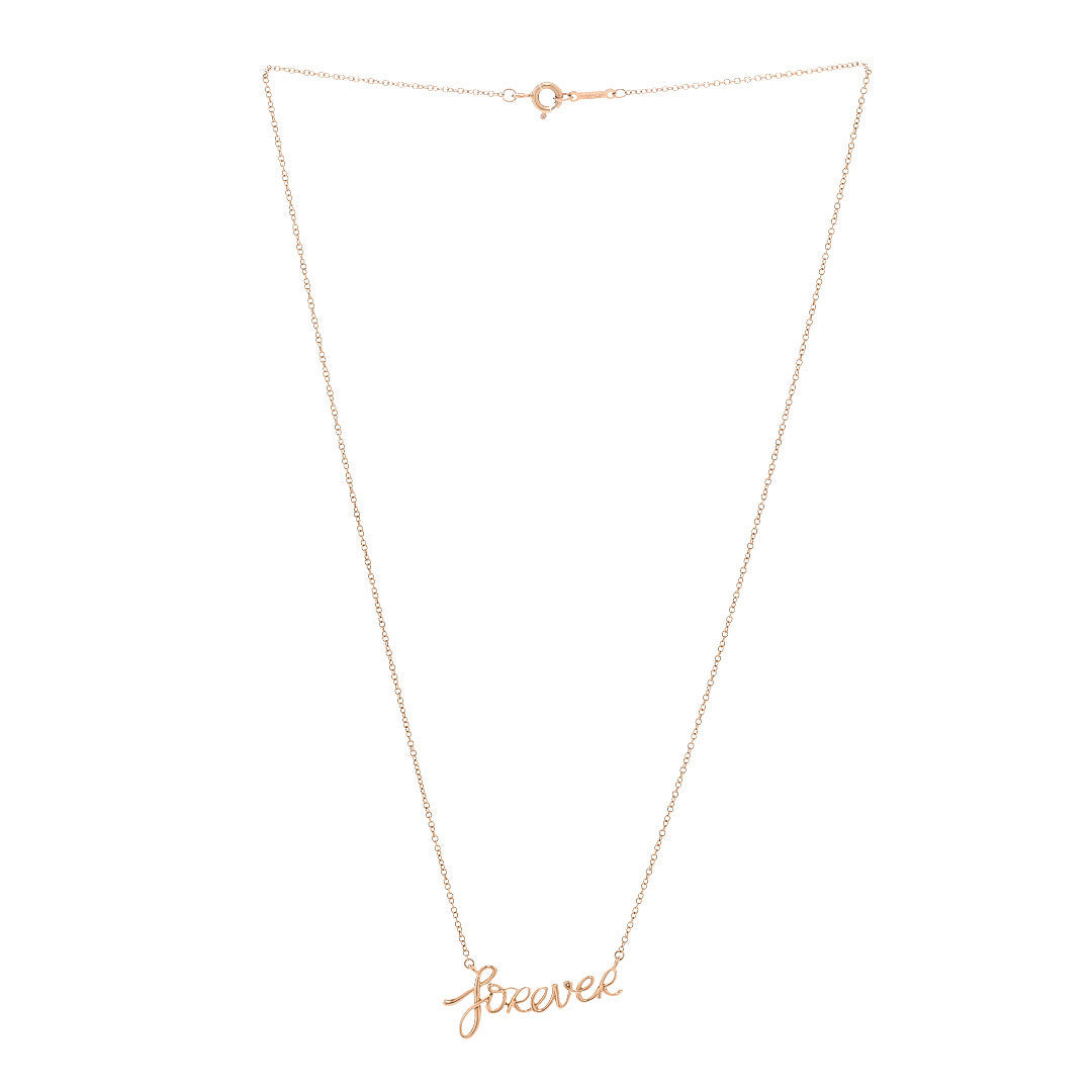 18K Rose Gold Paloma's Graffiti Forever Pendant Necklace
