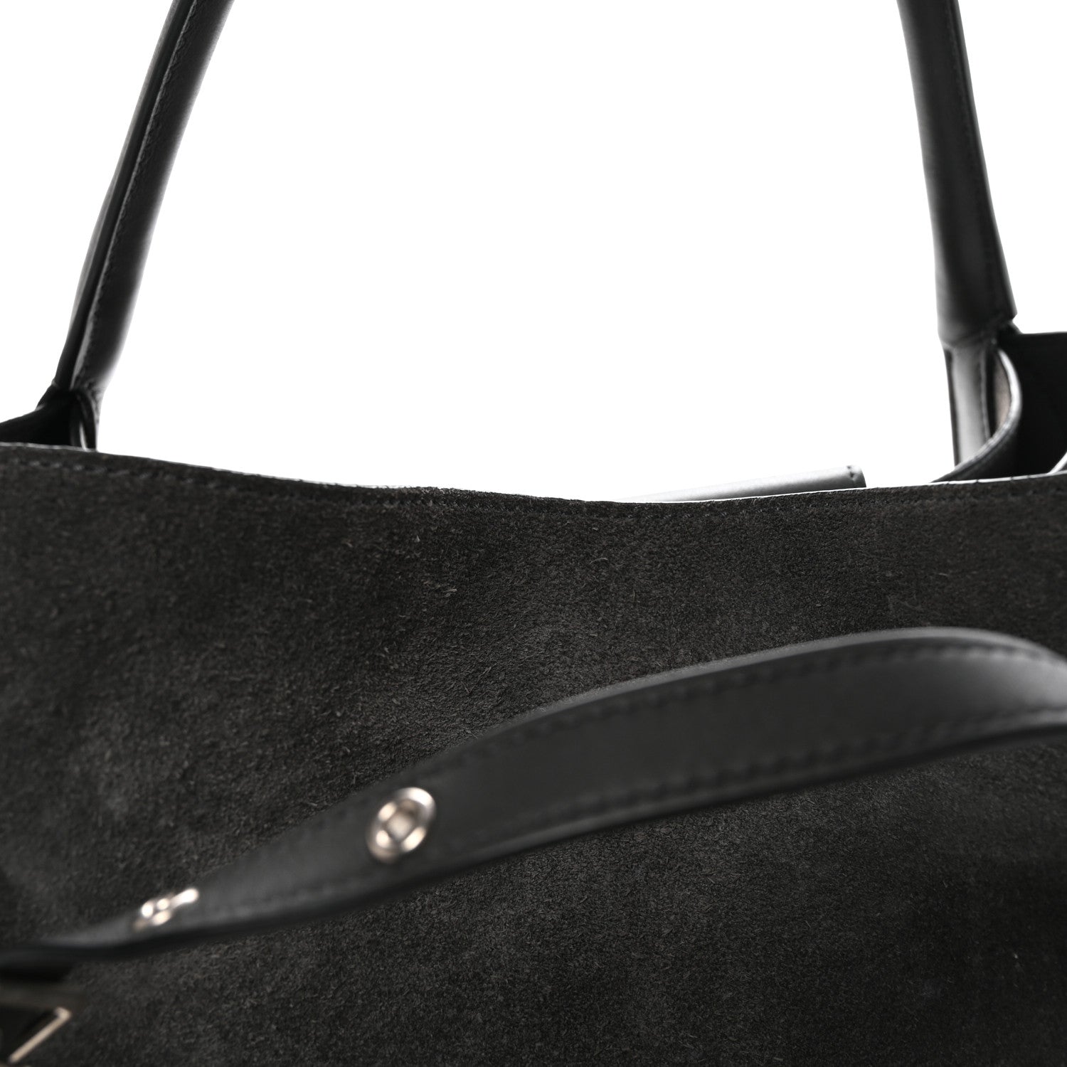 Celine Suede Calfskin Medium Big Bag Grey 7 of 9