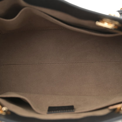 Gucci GG Supreme Monogram Small Padlock Tote Black 5 of 11