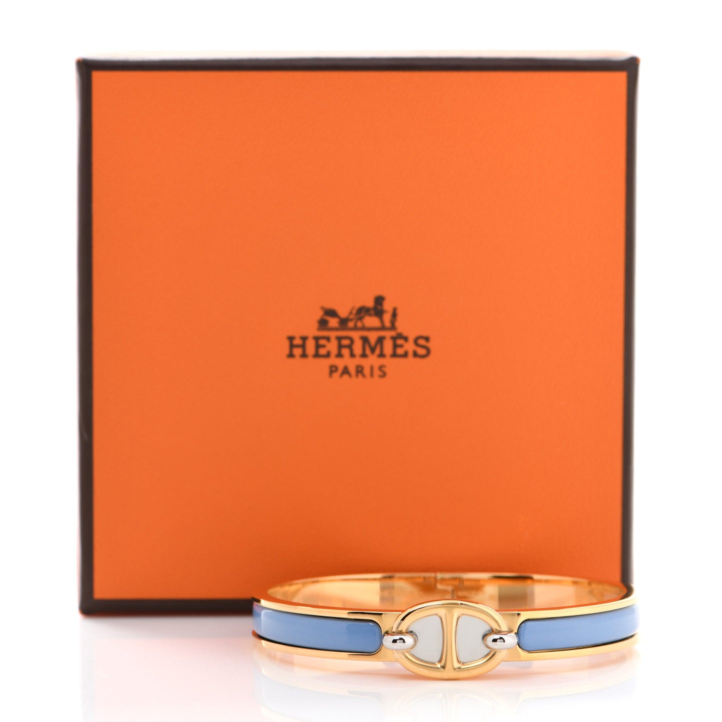Enamel Mini Farandole Clic Chaine D'Ancre Bracelet Blue