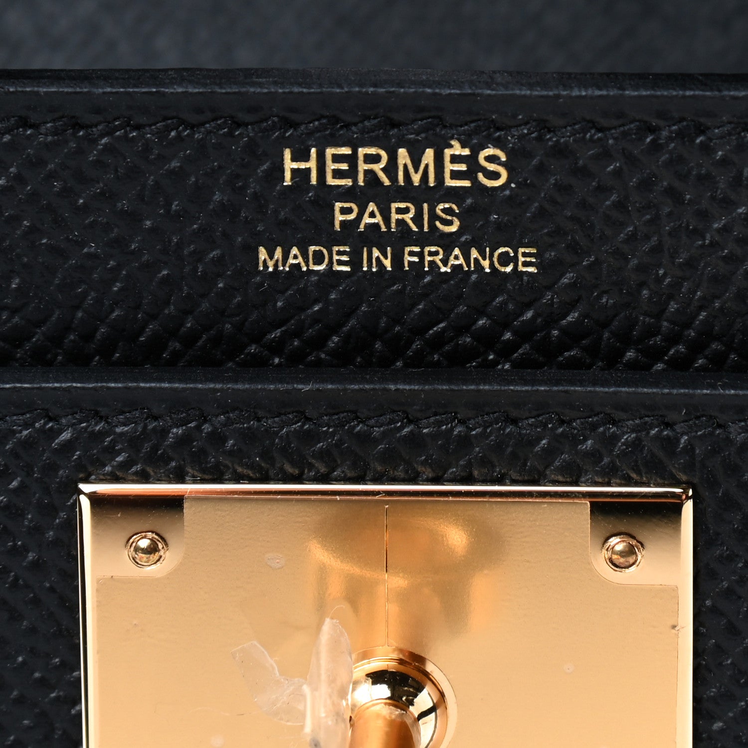 Hermes Epsom Kelly Depeches 25 Pouch Black 5 of 8