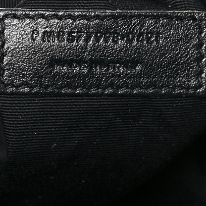 Saint Laurent Crinkled Calfskin Matelasse Monogram Niki Shoulder Bag Black 7 of 12