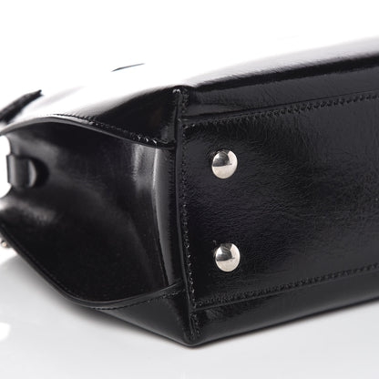 Burberry Soft Calfskin Small Banner Tote Black 5 of 11