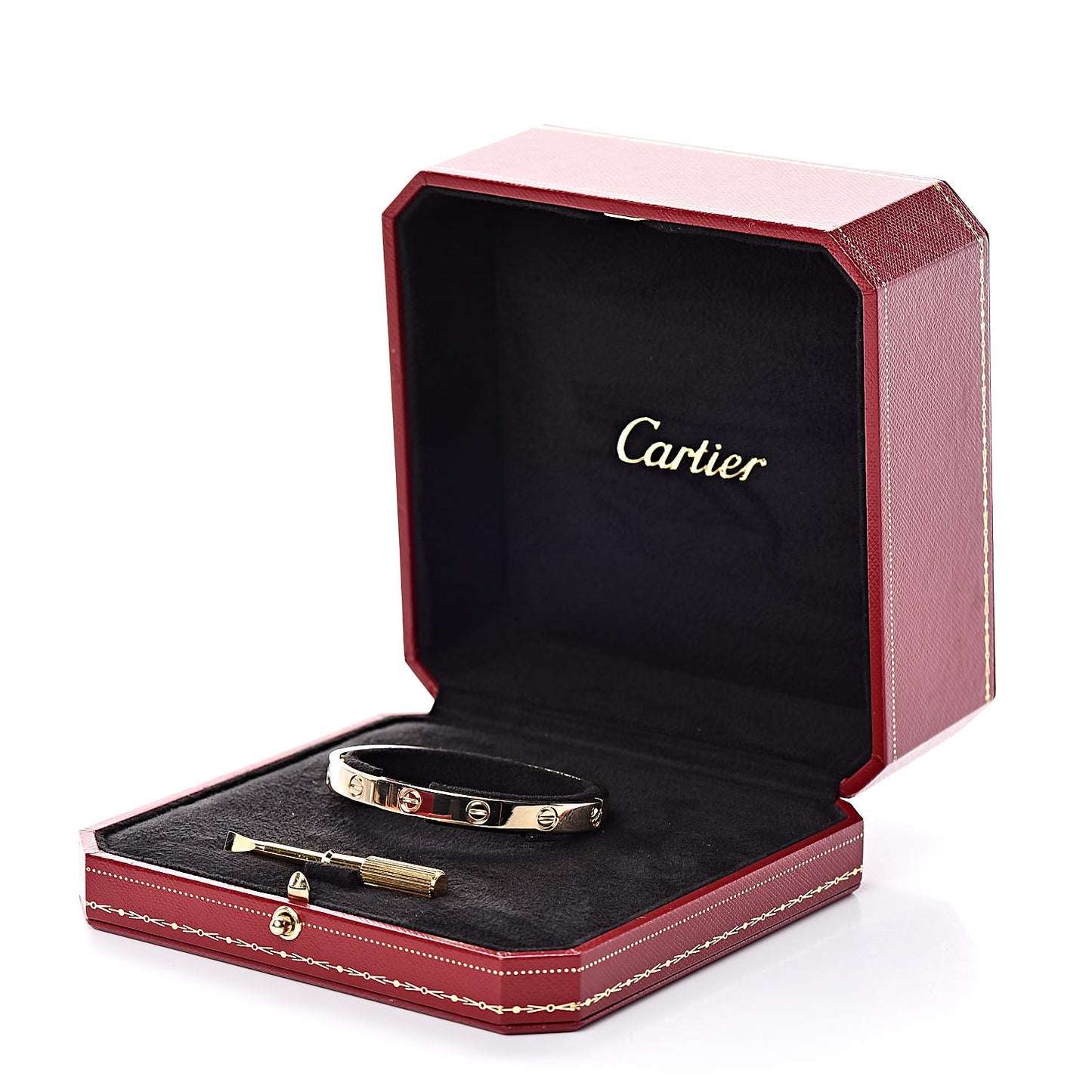 18K Yellow Gold LOVE Bracelet 16