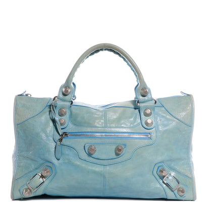 Balenciaga Agneau Giant 21 Silver Hardware Work Sky Silver Hardware 1 of 7