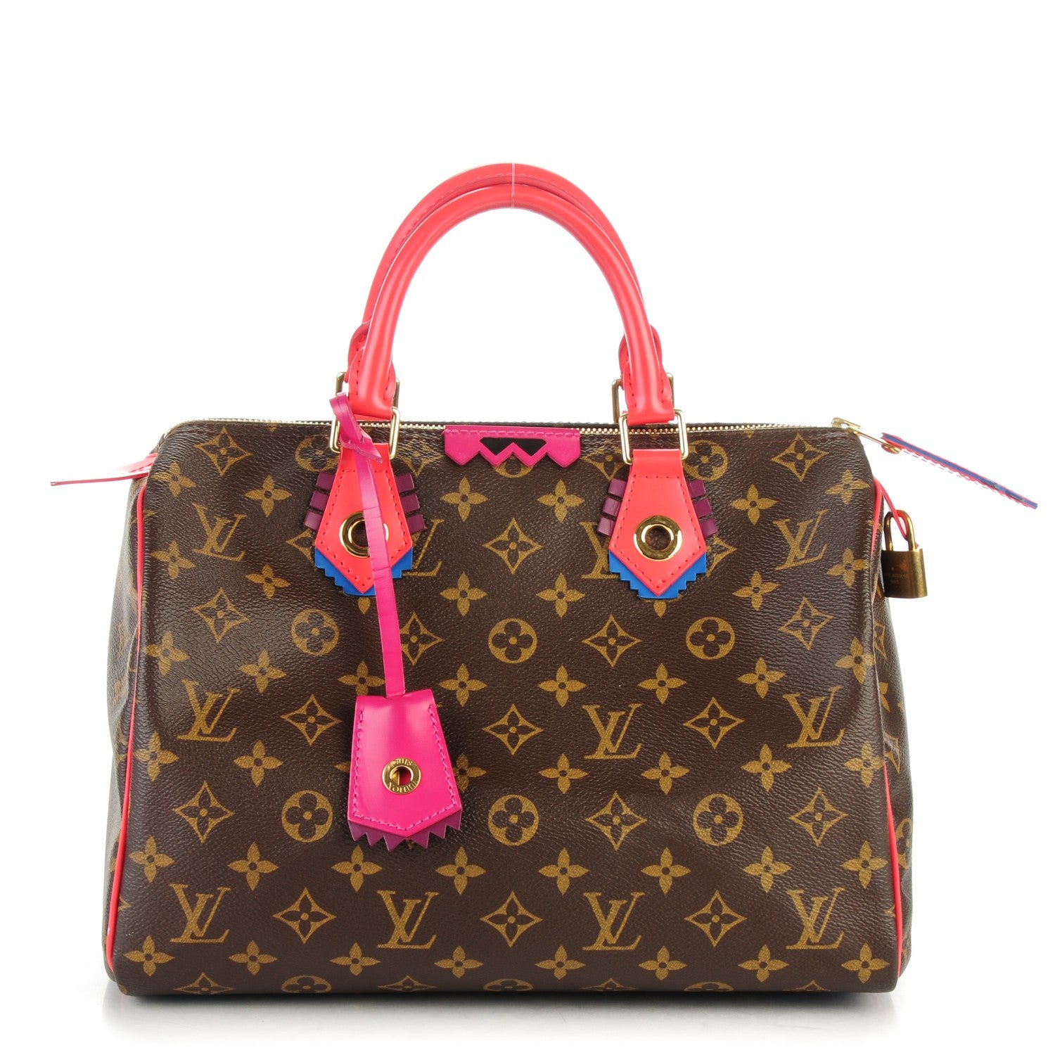 Louis Vuitton Monogram Totem Speedy 30 Flamingo 1 of 7