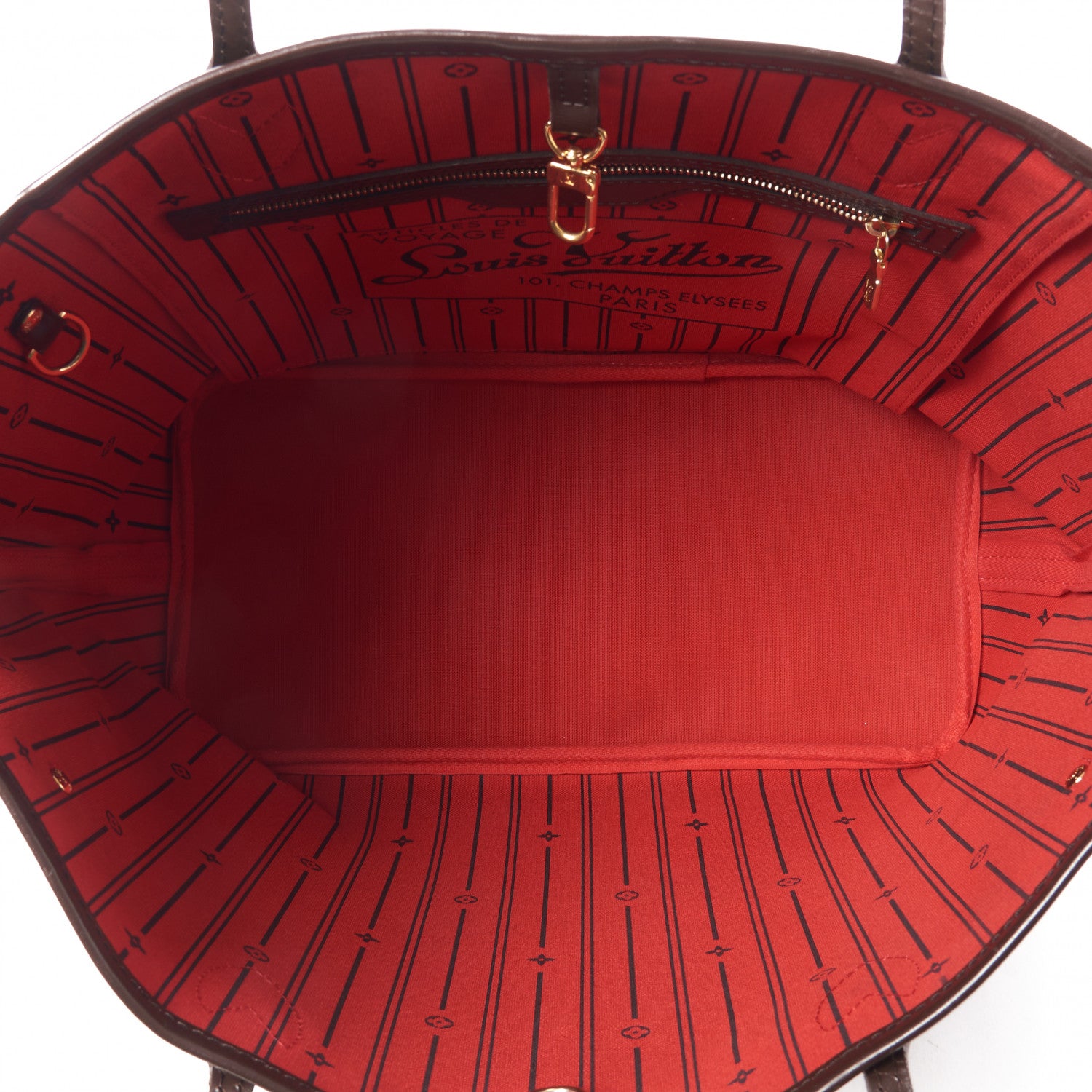 Louis Vuitton Damier Ebene Neverfull MM 7 of 9