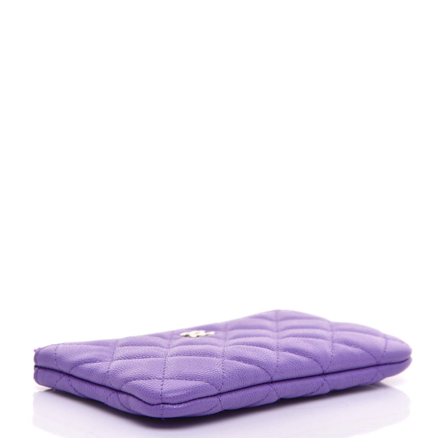 Chanel Caviar Quilted Small Cosmetic Case Purple 4 of 7